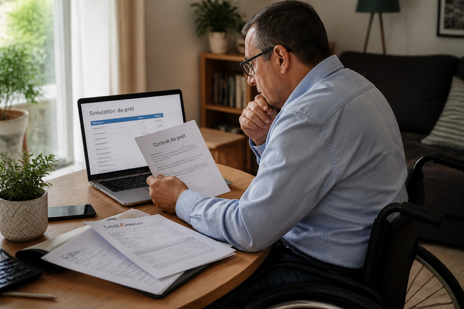 Invalidité catégorie 2 et prêt immobilier Crédit Mutuel : ce qui change
