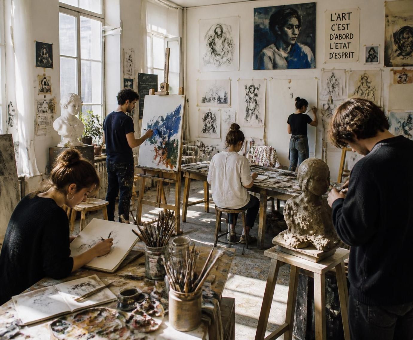 découvrez les débouchés professionnels variés après des études en école d’art en france, incluant les carrières en design, graphisme, animation, arts visuels et métiers culturels.
