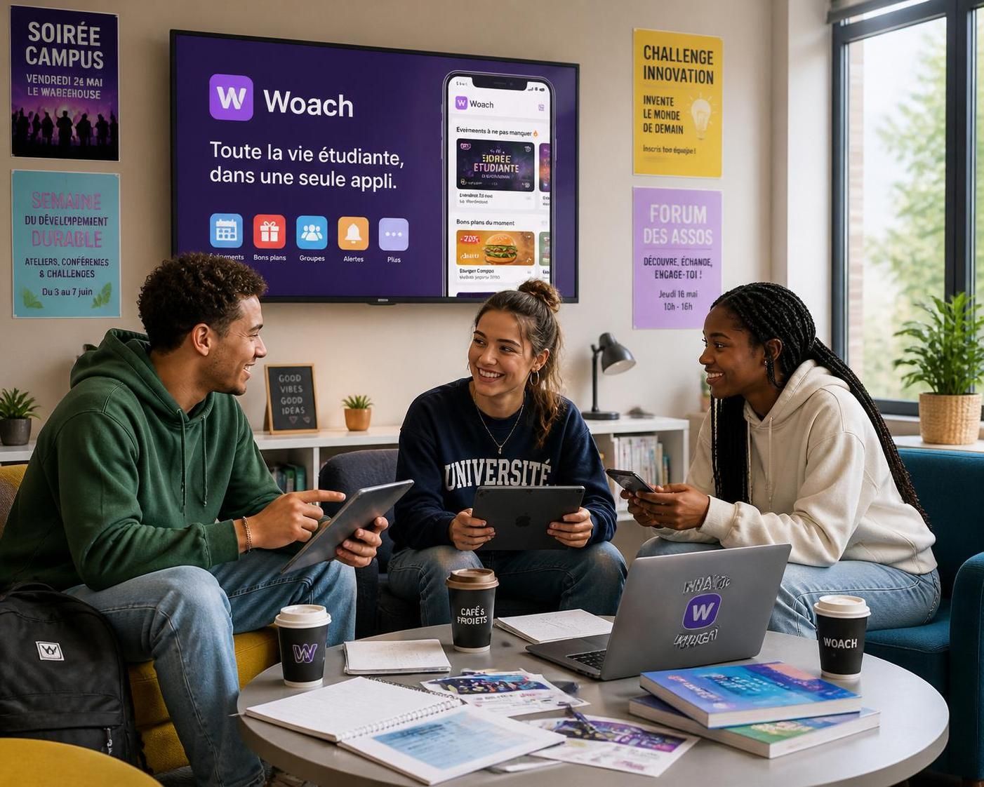 découvrez woach, le moteur d’engagement et d’apprentissage innovant qui transforme l’expérience étudiante en favorisant la motivation, la collaboration et la réussite académique.