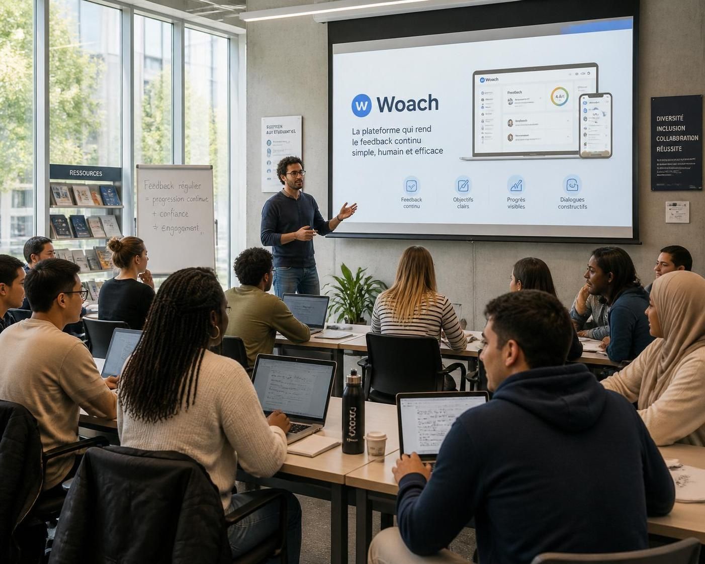 découvrez woach, le moteur d’engagement et d’apprentissage innovant qui transforme la vie étudiante en favorisant la motivation, la collaboration et la réussite académique.