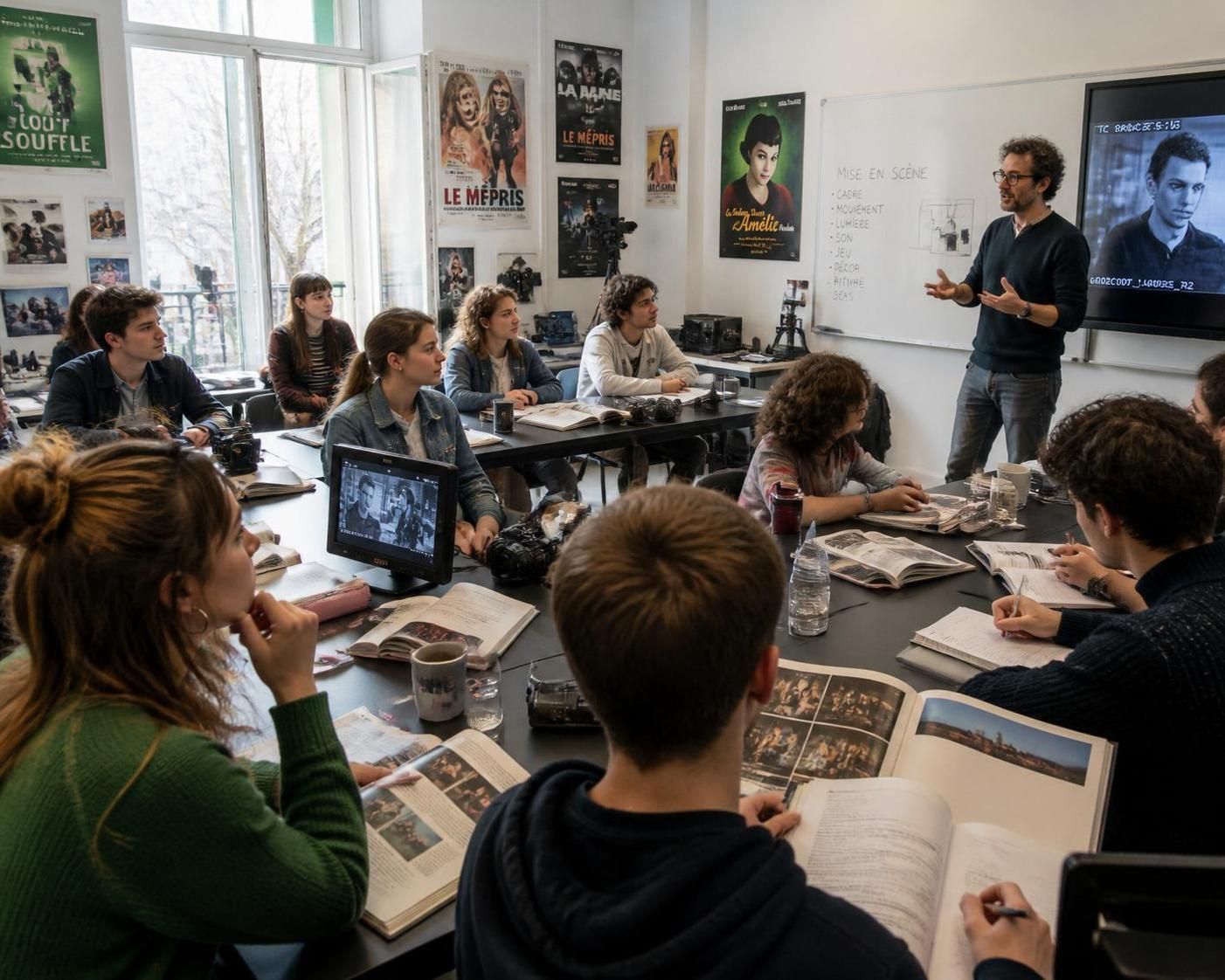 découvrez comment les études de cinéma conjuguent la réalité des cours et les attentes des passionnés, pour une formation alliant théorie et pratique.