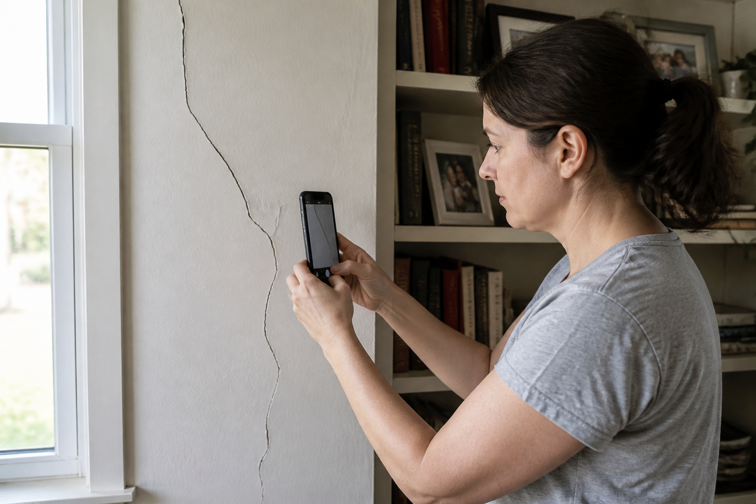 Fissures dans les murs : comment les déclarer à l'assurance ?