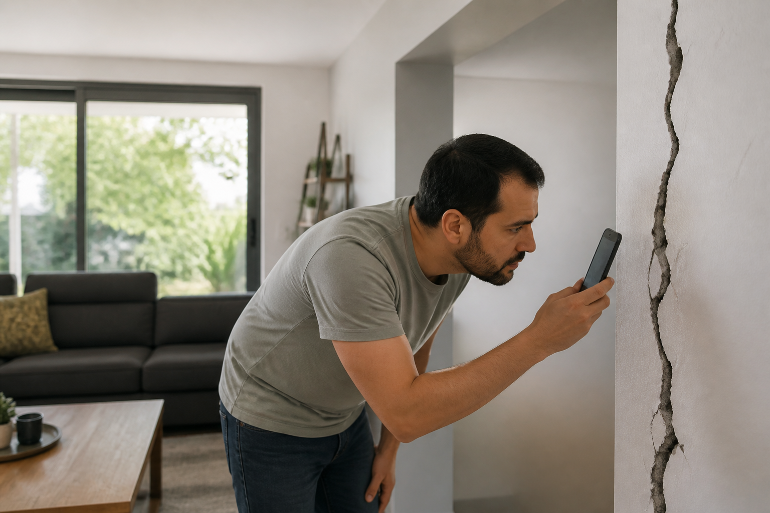 Fissures dans les murs : comment les déclarer à l'assurance ?