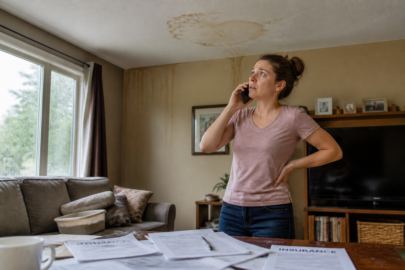 Infiltration de toiture : les démarches pour être couvert