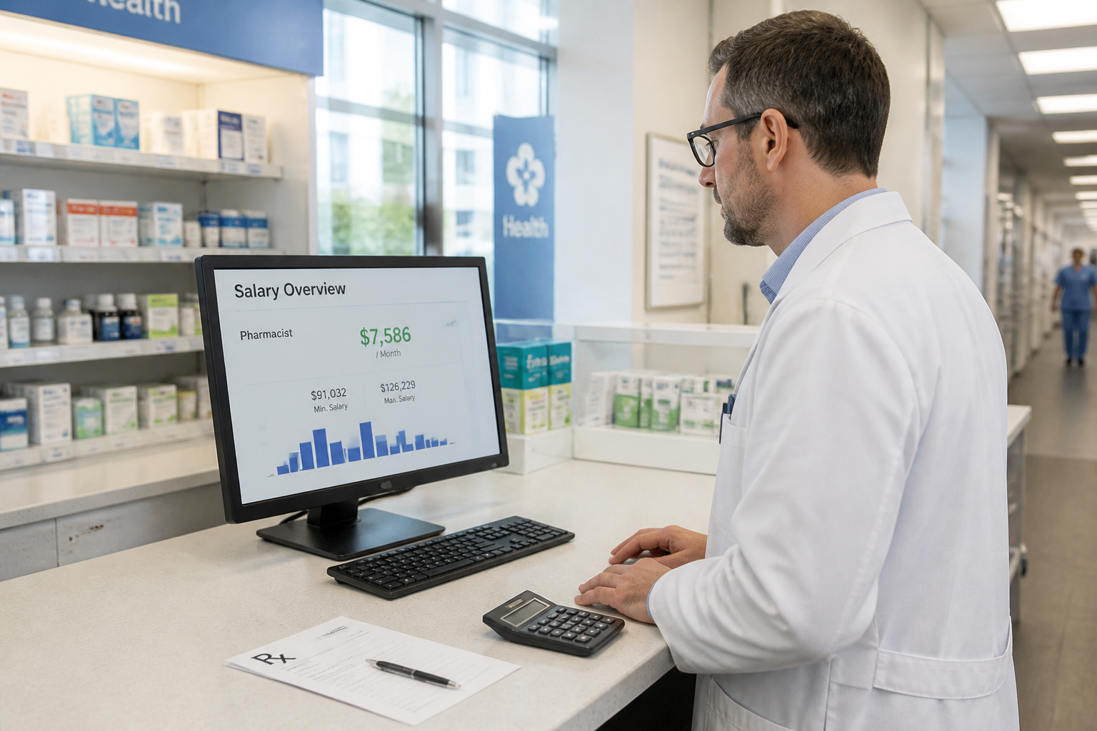 Salaire pharmacien 2025 : les chiffres officiels officine et hôpital