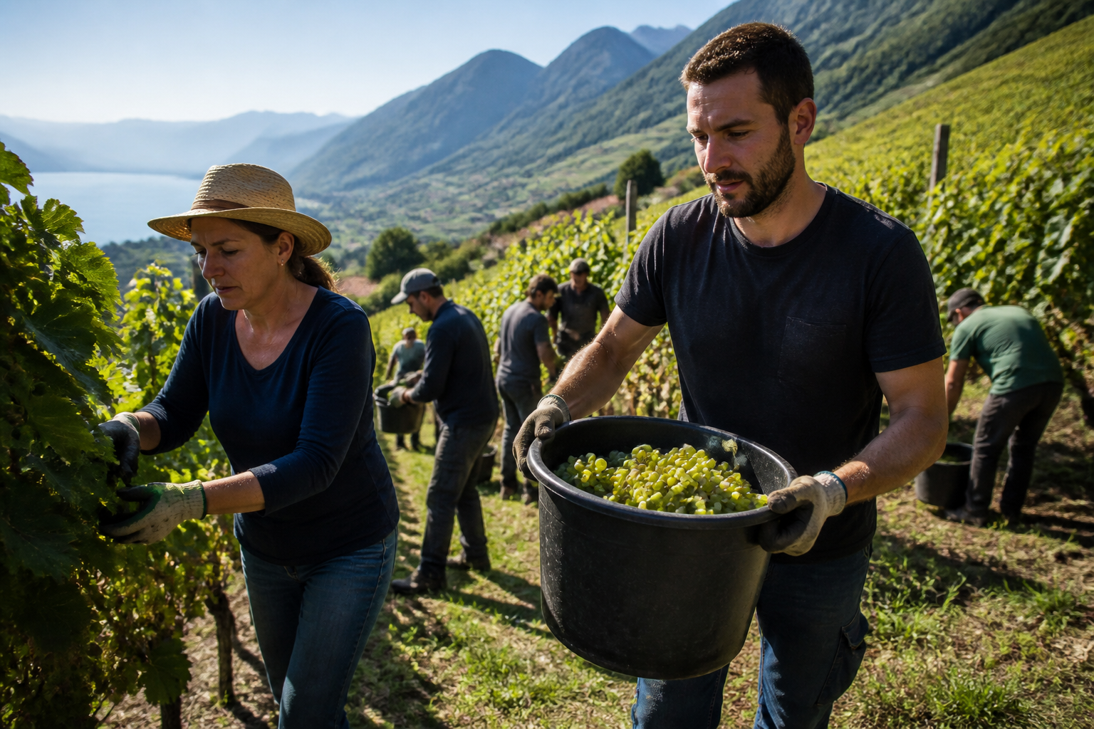 Salaire vendange en Suisse : combien gagne-t-on par jour ?